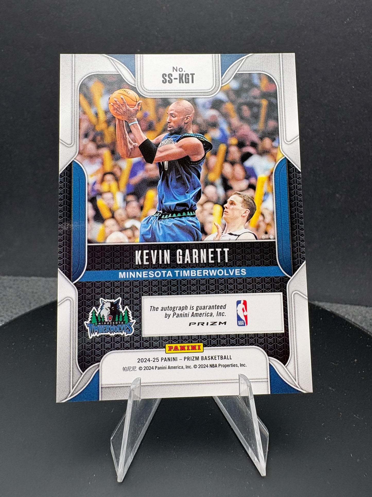 2024-25 Prizm Kevin Garnett Sensational Signatures AUTO
