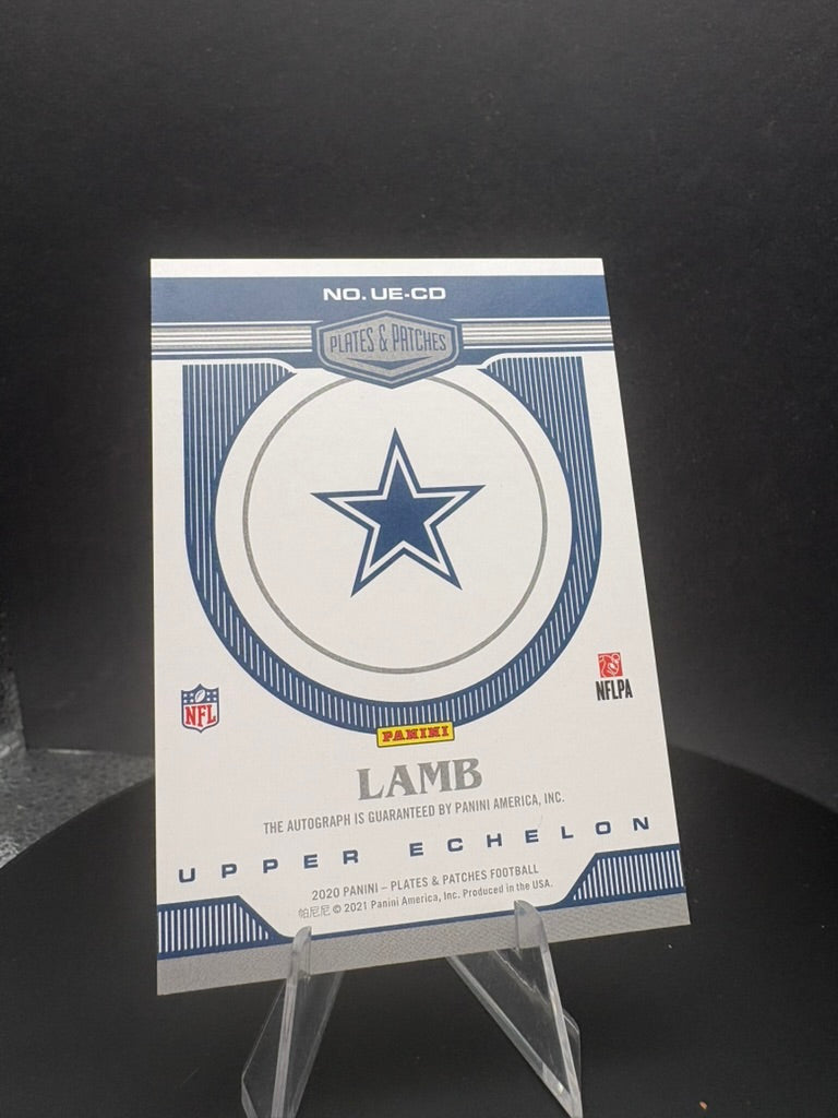 2020 Plates and Patches CeeDee Lamb auto RC /75