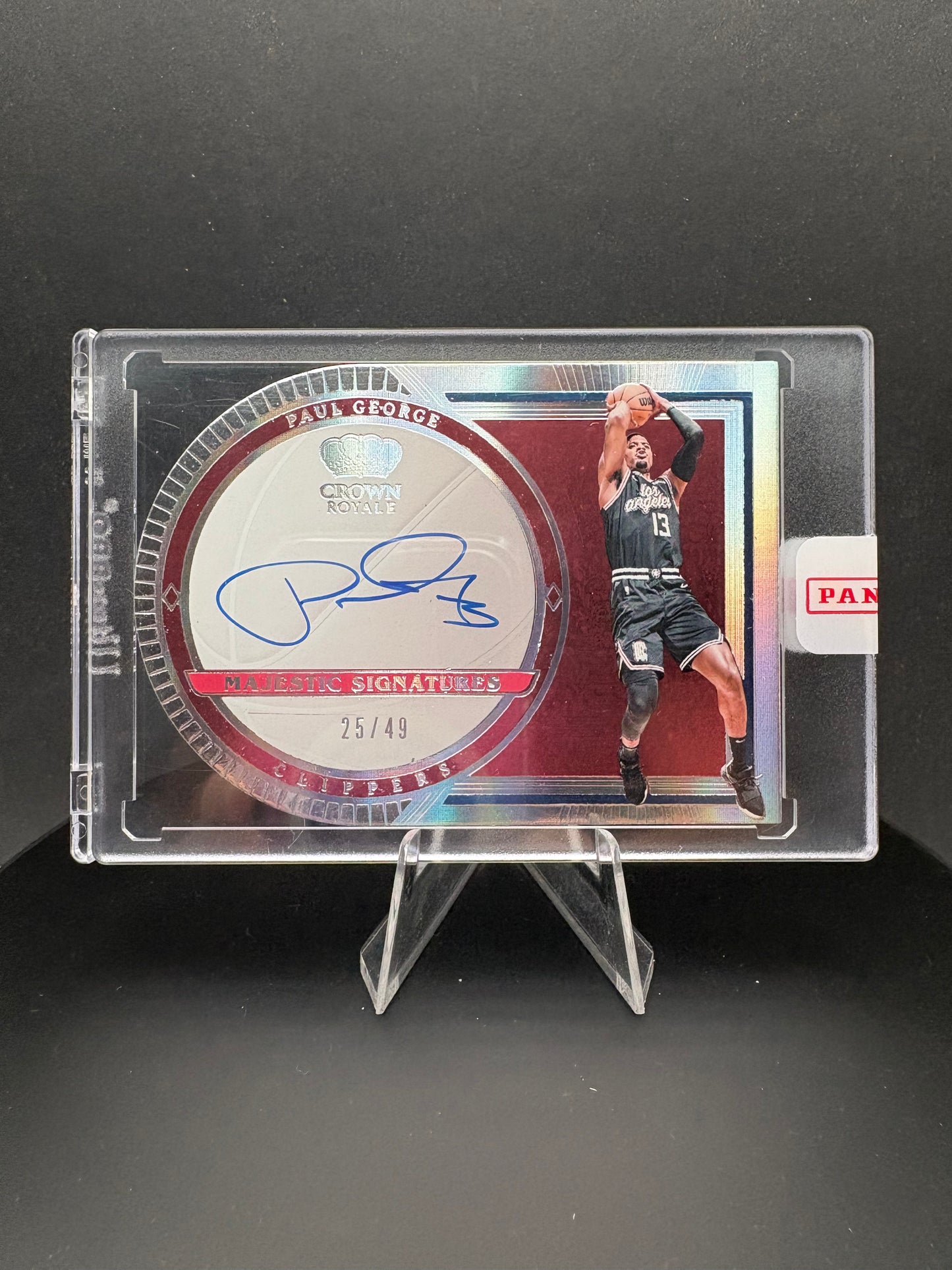 2023 Crown Royale Paul George die-cut 25/49