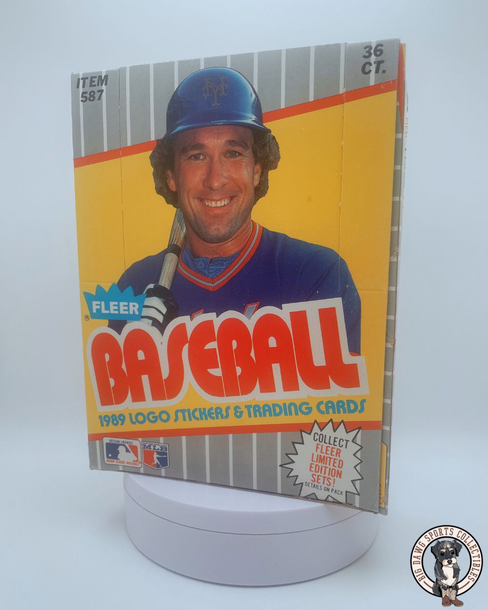 1989 Fleer Baseball Wax Box - 36 CT - Possible Bill Ripken "F-Face" Error Card