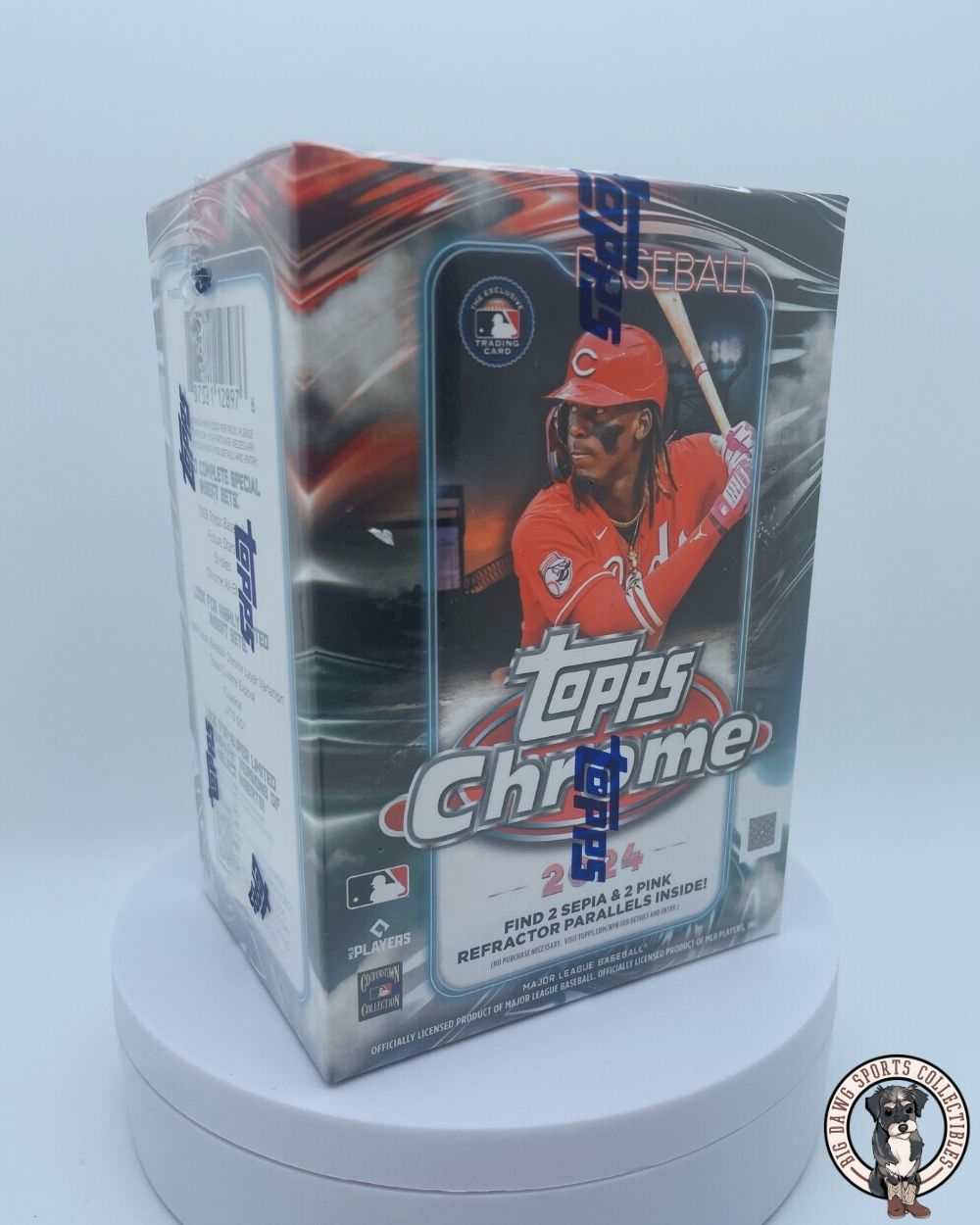 2024 Topps Chrome Baseball Blaster Box - Find 2 Sepia & 2 Pink Refractor Parallels