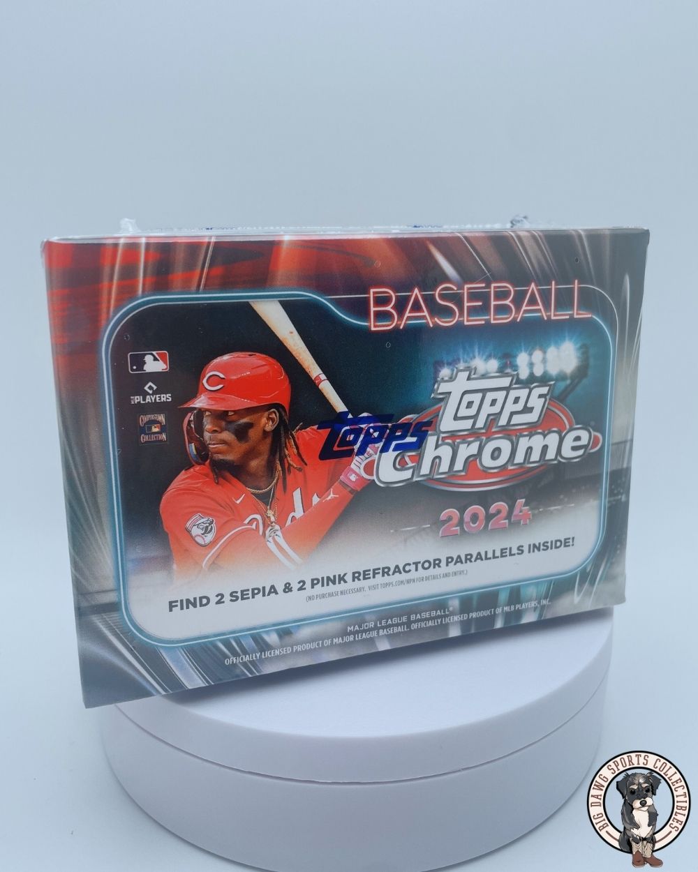 2024 Topps Chrome Baseball Blaster Box - Find 2 Sepia & 2 Pink Refractor Parallels