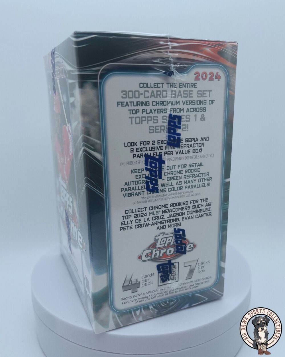 2024 Topps Chrome Baseball Blaster Box - Find 2 Sepia & 2 Pink Refractor Parallels