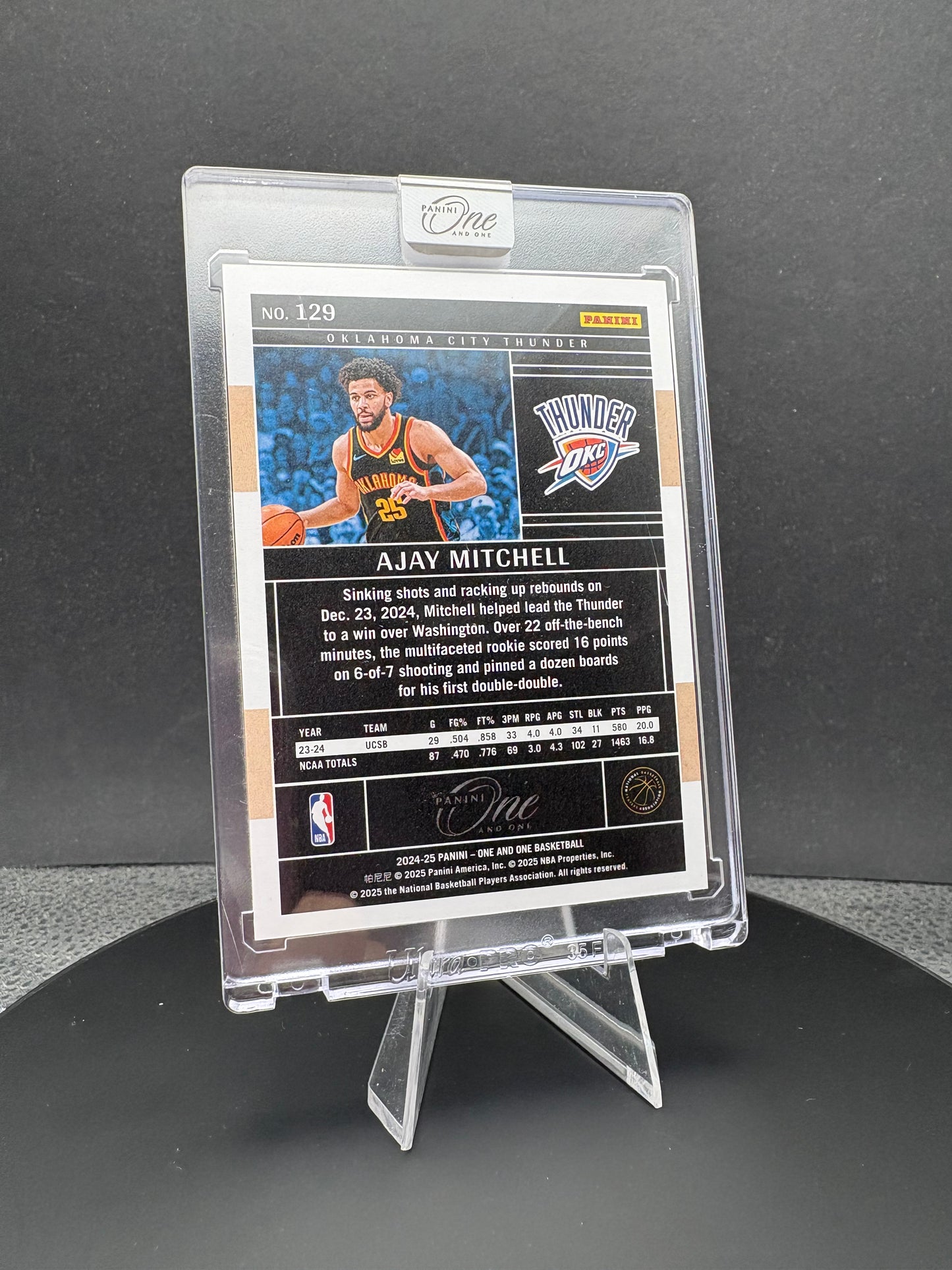 2024-25 One and One Ajay Mitchell RC /10