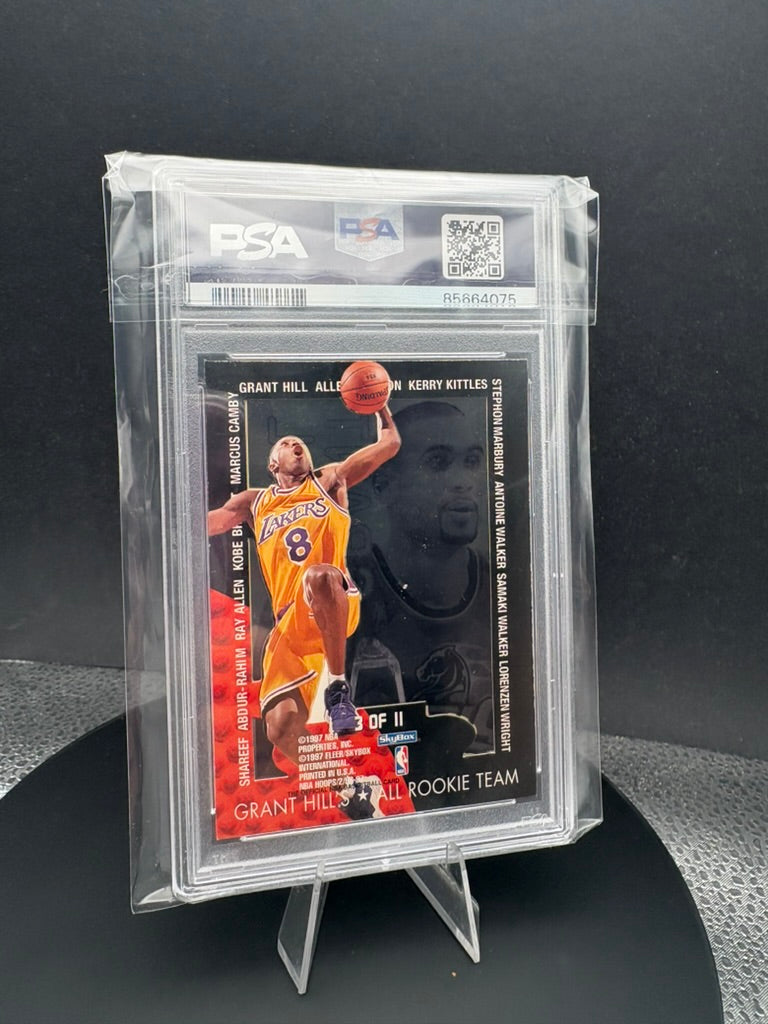 1996 Hoops Kobe Bryant Grant Hill All Rookie Team PSA 5