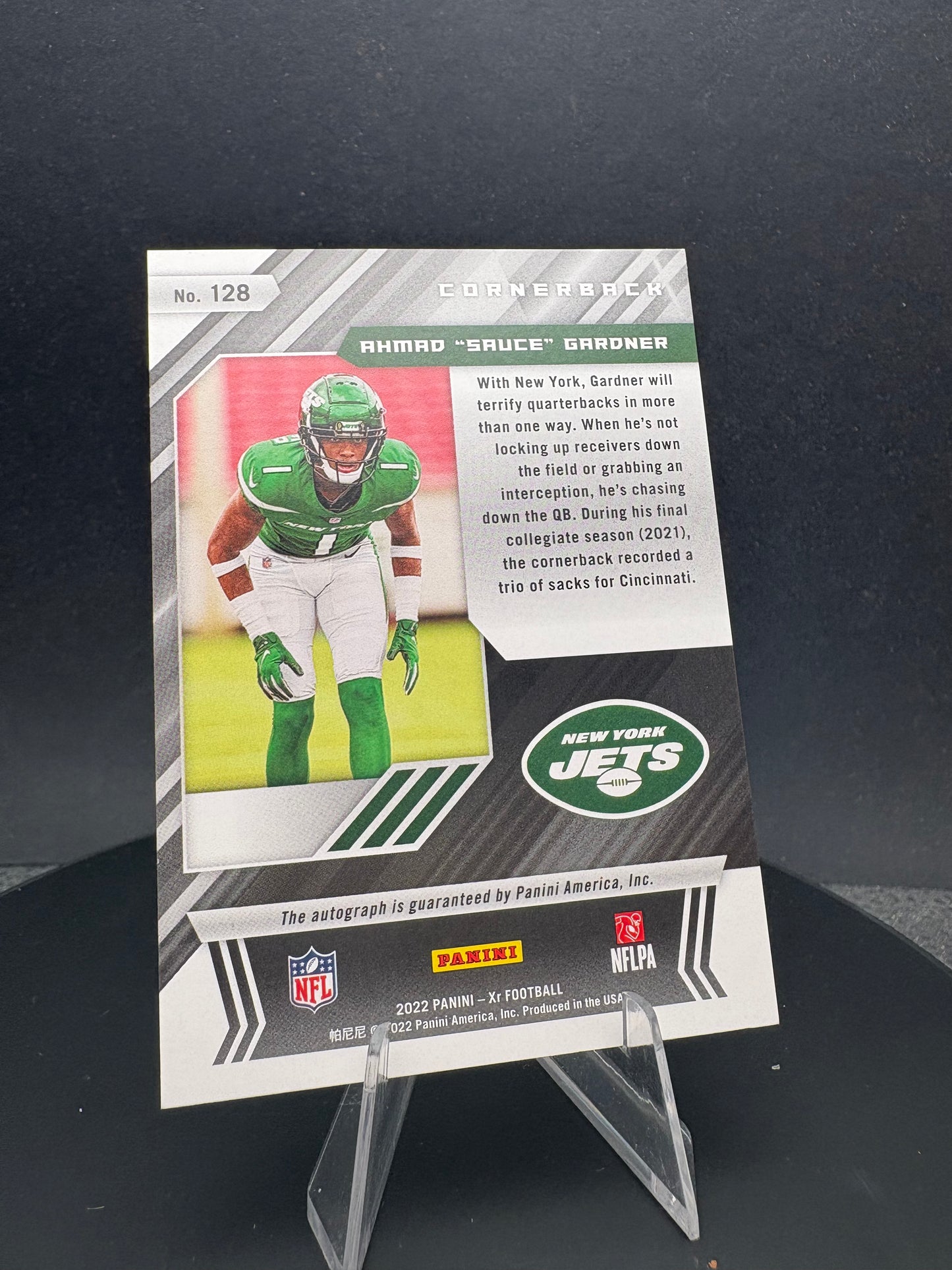 2022 XR Ahmad "Sauce" Gardner /99 RC auto