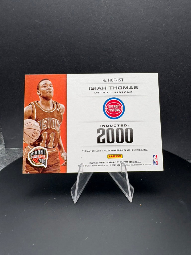2020-21 Chronicles Playoff Isiah Thomas #HOF-IST auto /199