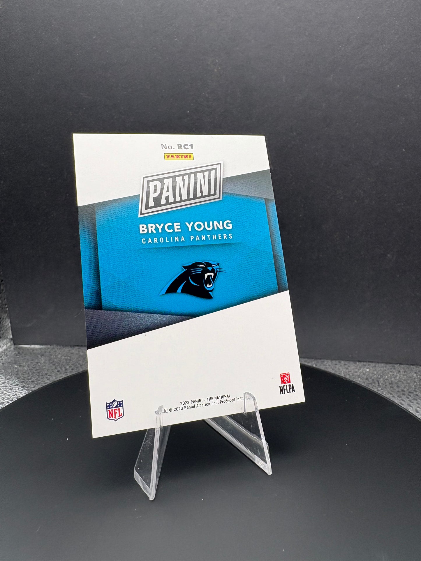 2023 Panini The National Bryce Young RC Purple /25 Panthers
