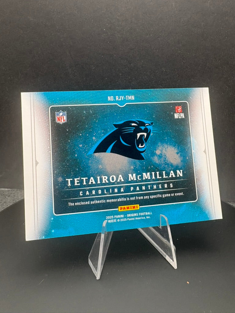 2025 Origins Tetairoa McMillan RC patch /199