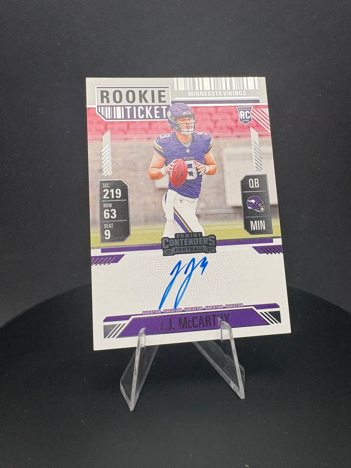 2024 Contenders J.J. McCarthy RC AUTO