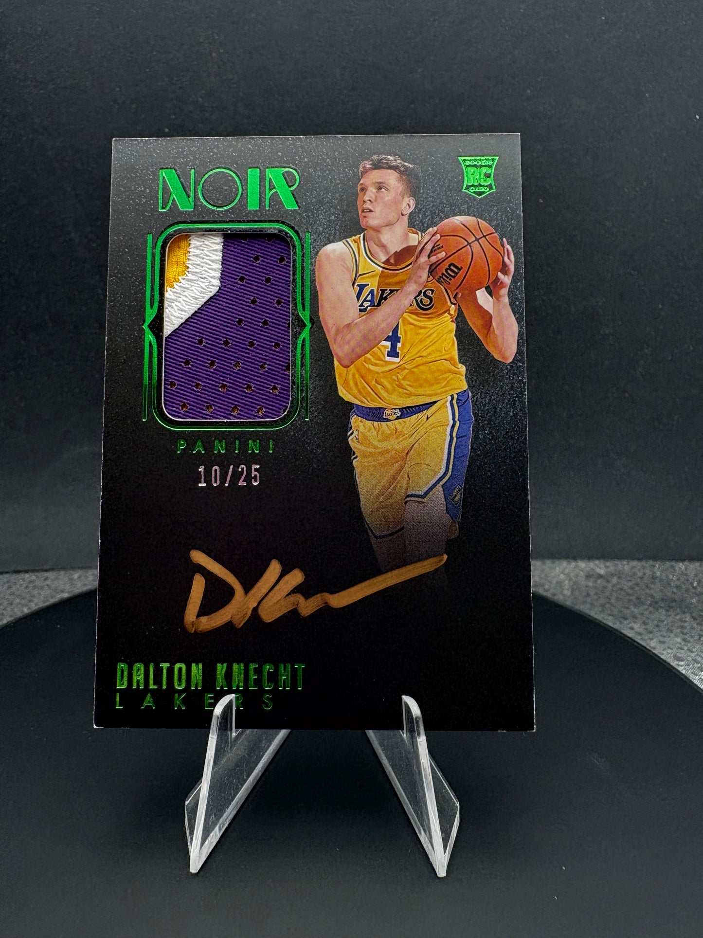 2024-25 NOIR Dalton Knecht /25 RC auto patch