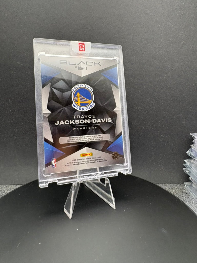 2023-24 Trayce Jackson-Davis Black auto RC patch /10