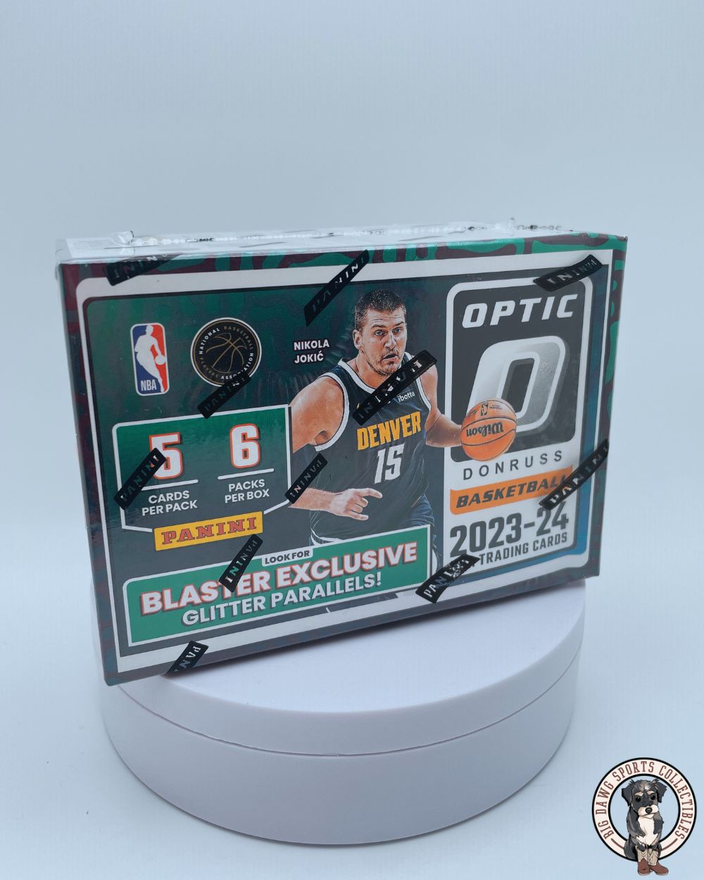 2023-24 Panini Donruss Optic Basketball Blaster Box - 30 Cards - Nikola Jokić Cover