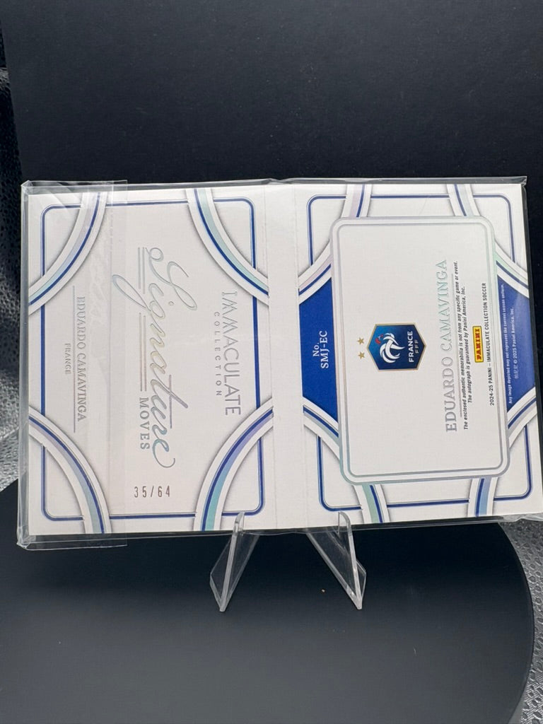 2024-25 Immaculate Collection Eduardo Camavinga /64 AUTO