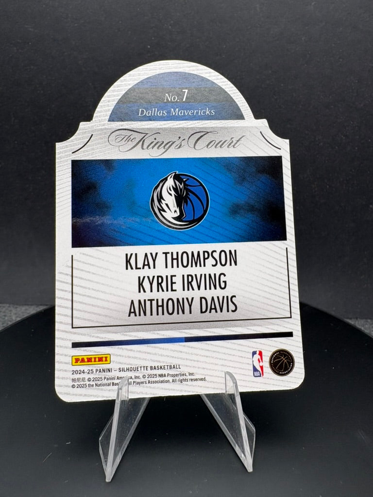 2024-25 Silhouette The Court Kings Thompson/Irving/Davis #7 /49