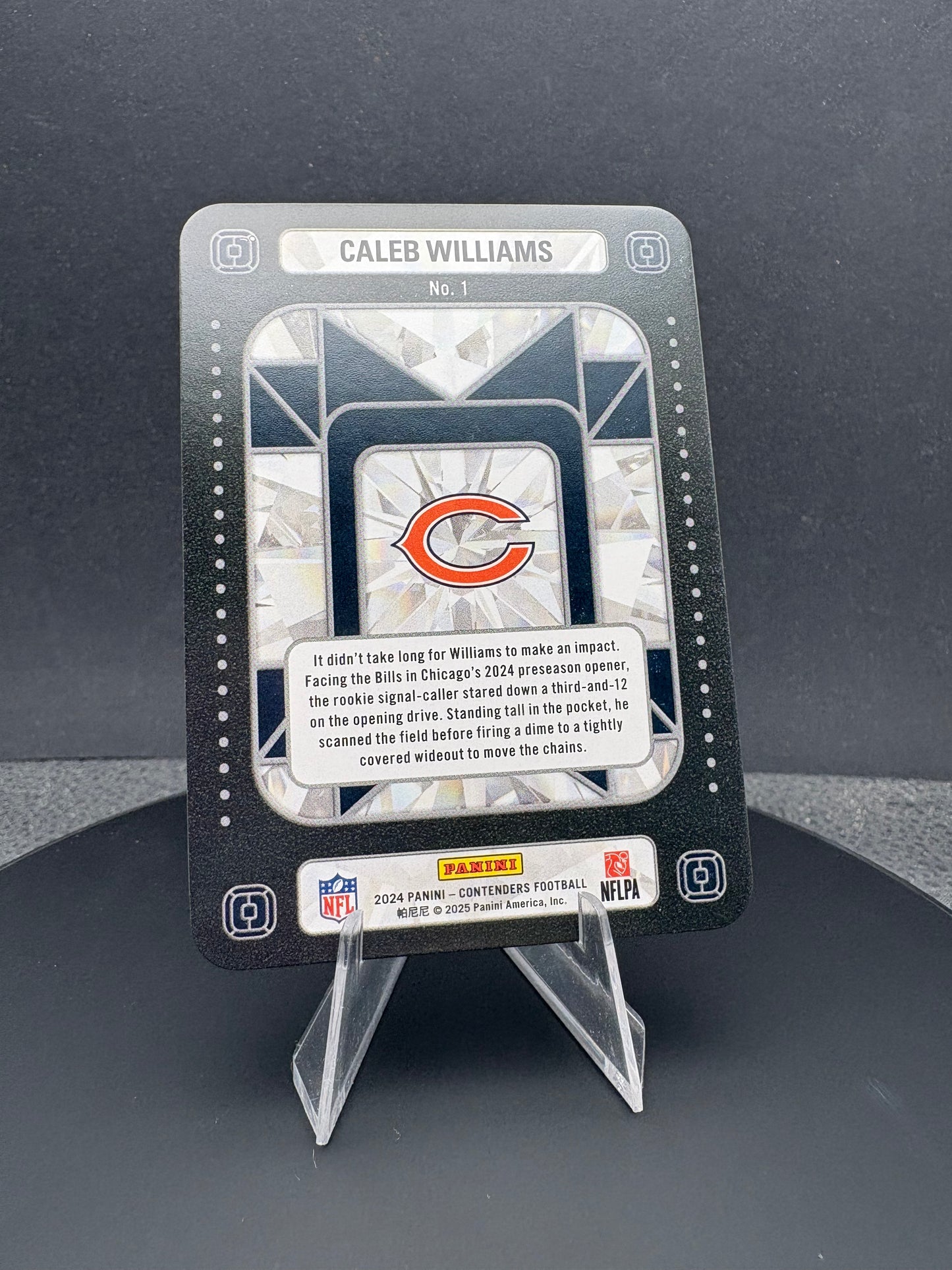 2024 Contenders Caleb Williams Crown Jewels RC