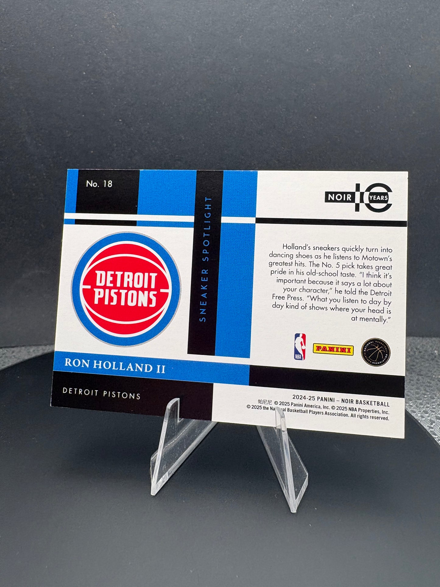 2024-25 NOIR Ron Holland II Sneaker Spotlight /99