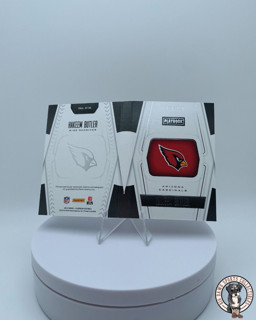 Hakeem Butler 2019 Panini Playbook RC Booklet Auto /225 – Arizona Cardinals
