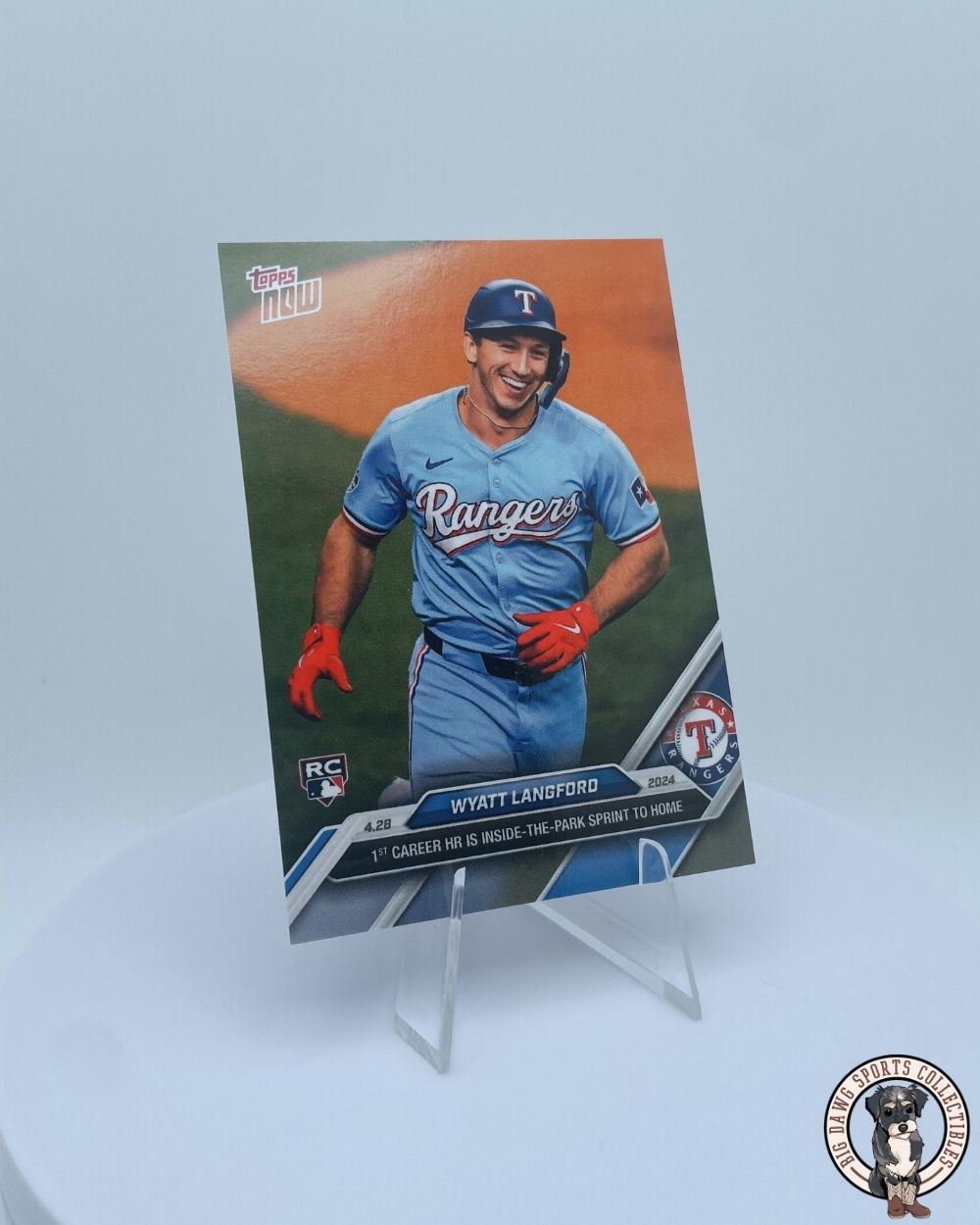 Wyatt Langford 2024 Topps Rookie Card #132 - Texas Rangers