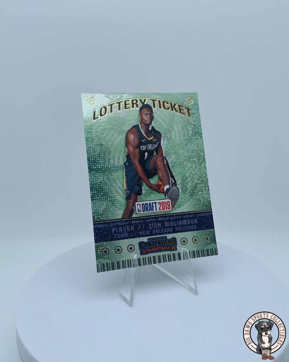 Zion Williamson 2019-20 Panini Contenders Lottery Ticket #1 - New Orleans Pelicans