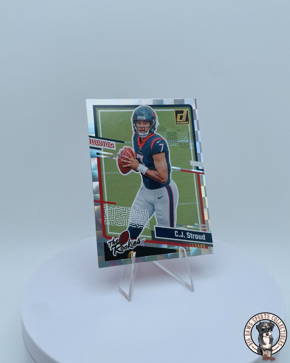C.J. Stroud 2023 Panini Donruss "The Rookies" Silver Holo Rookie Card #21 - Houston Texans Rising Star QB