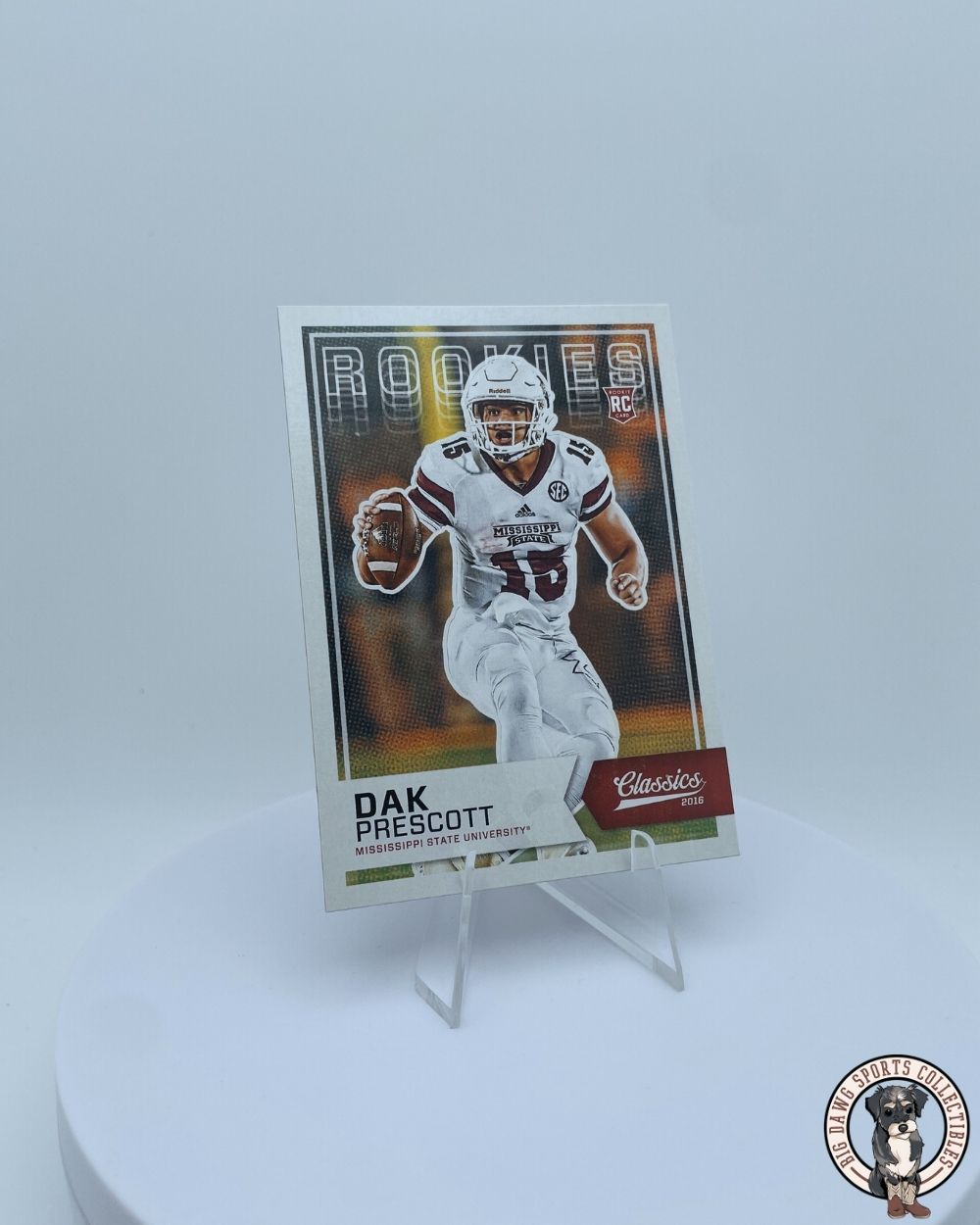 Dak Prescott 2016 Panini Classics Rookie Card #220 - Mississippi State University - Dallas Cowboys Star QB