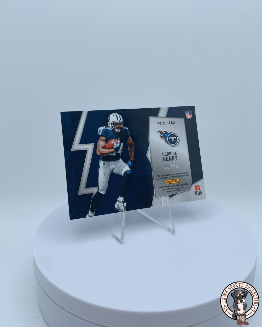 Derrick Henry 2016 Panini Spectra "Next Era" Rookie Jersey Card #10 - Tennessee Titans - Limited Edition 92/99