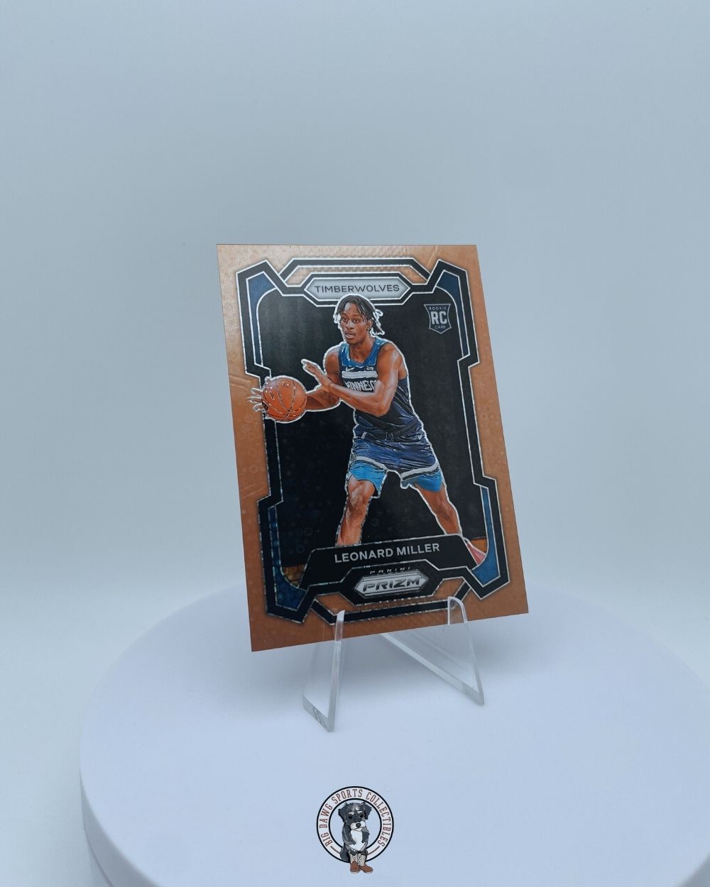 Leonard Miller 2023-24 Panini Prizm Copper Shimmer Rookie Card #155 - 01/20