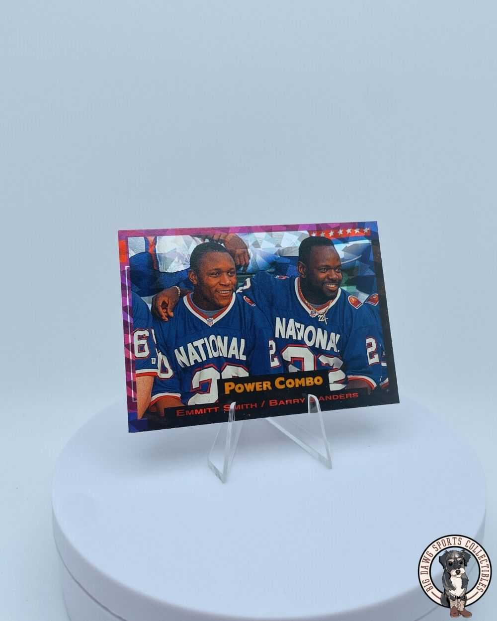 Emmitt Smith / Barry Sanders 1994 NFL Pro Bowl Power Combo Card - Team NFL