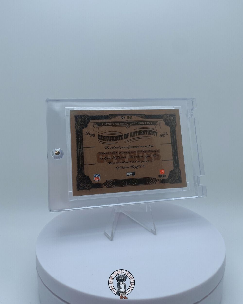 Troy Aikman 1/25 - 2004 Playoff Prime Timeline Rookie Year Prime Jersey Patch Card #TL-TA