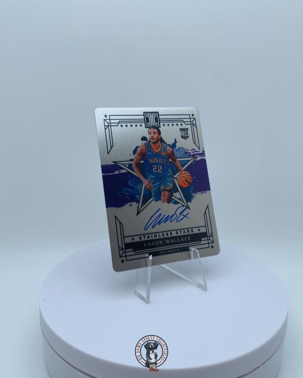 Cason Wallace 2023-24 Panini Impeccable Stainless Stars Rookie Card #14/49 - Autographed