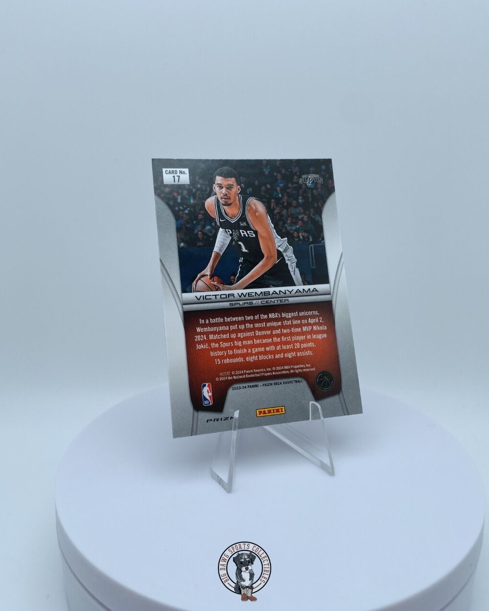 Victor Wembanyama 2023-24 Panini Prizm Brilliance Rookie Card #17