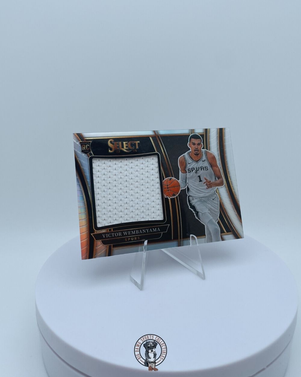 Victor Wembanyama 2023-24 Panini Select Rookie Jersey Swatches Card #RJS-VW