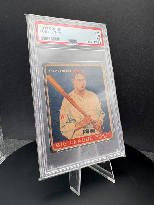 1933 Goudey Joe Cronin PSA 1.5