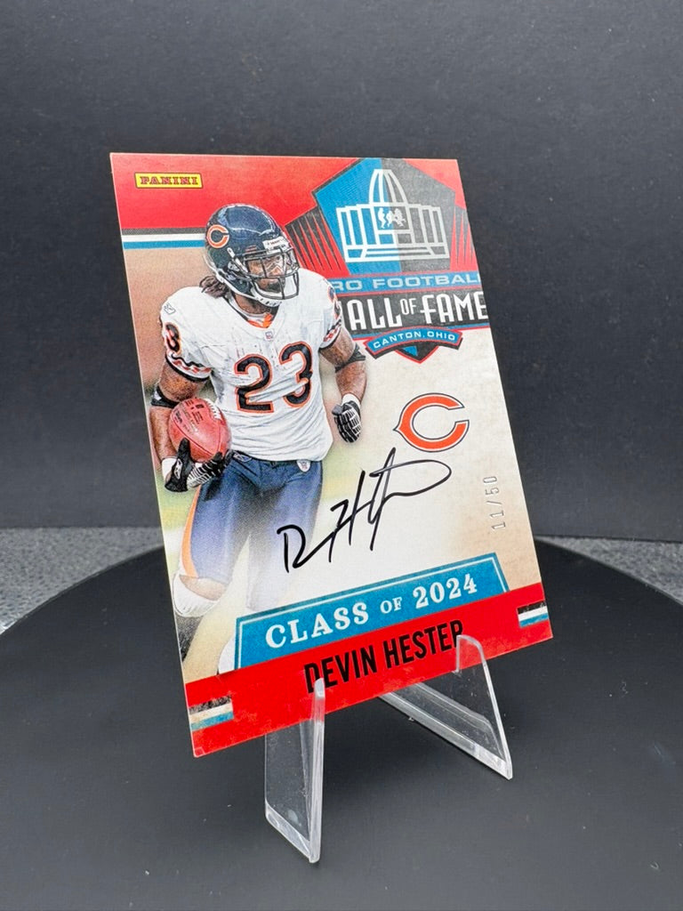 2024 Hall of Fame Devin Hester AUTO /50