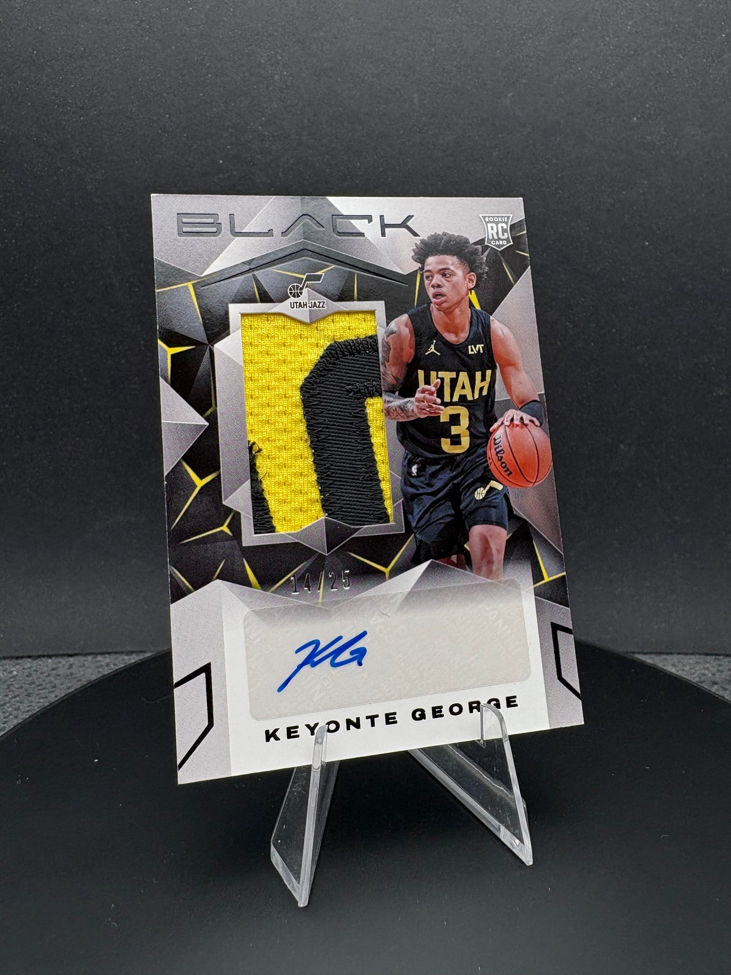 2023-24 Black Keyonte George 2 color patch AUTO /25 RC