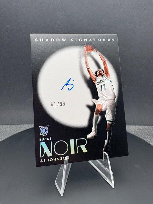 2024-25 NOIR AJ Johnson RC AUTO /99