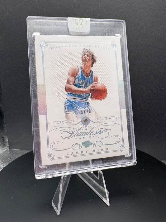 Larry Bird 2014-15 Panini Flawless Diamond Card Autographed (19/20)