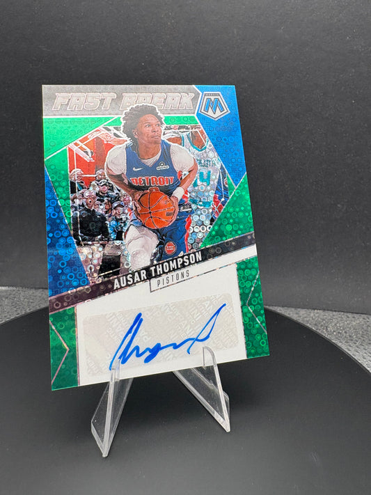 2024-25 Mosaic Ausar Thompson Fast Break Disco /5 AUTO