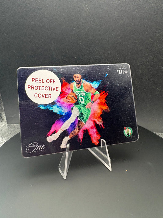 2024-25 One and One Jayson Tatum Metal Black Color Blast
