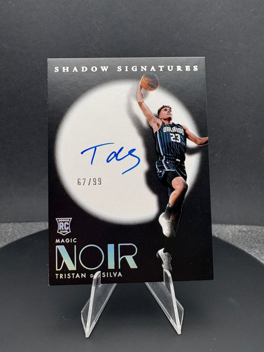 2024-25 NOIR Tristan Da Silva Shadow Signatures AUTO /99 RC
