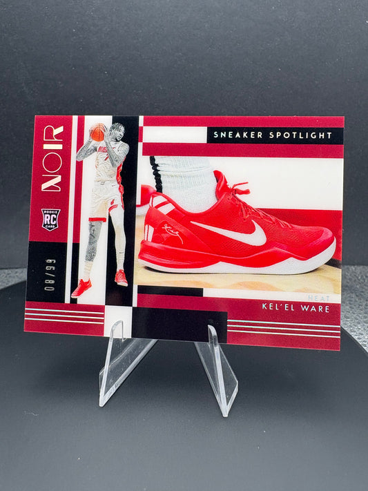 2024-25 NOIR Kel'el Ware RC /99 Sneaker Spotlight
