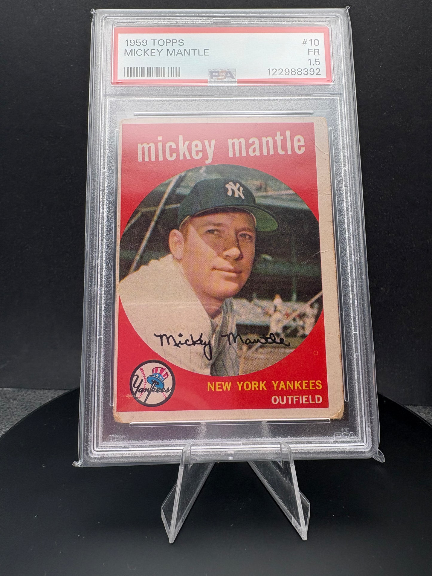 1959 Topps Mickey Mantle PSA 1.5