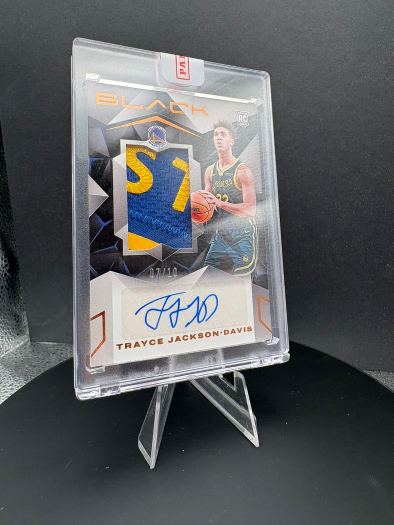 2023-24 Trayce Jackson-Davis Black auto RC patch /10