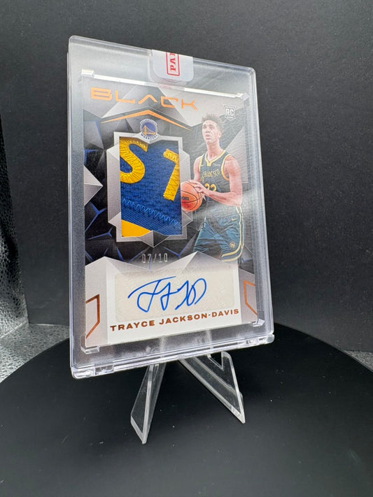 2023-24 Trayce Jackson-Davis Black auto RC patch /10