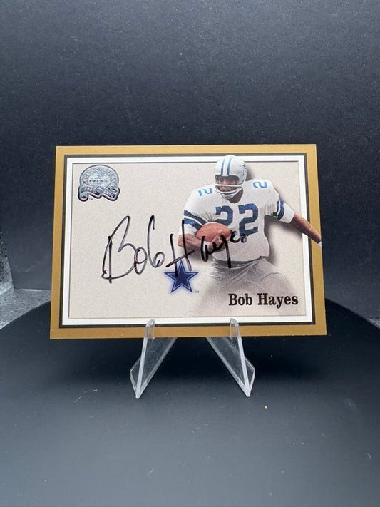2000 Fleer Authentic Auto Bob Hayes Dallas Cowboys