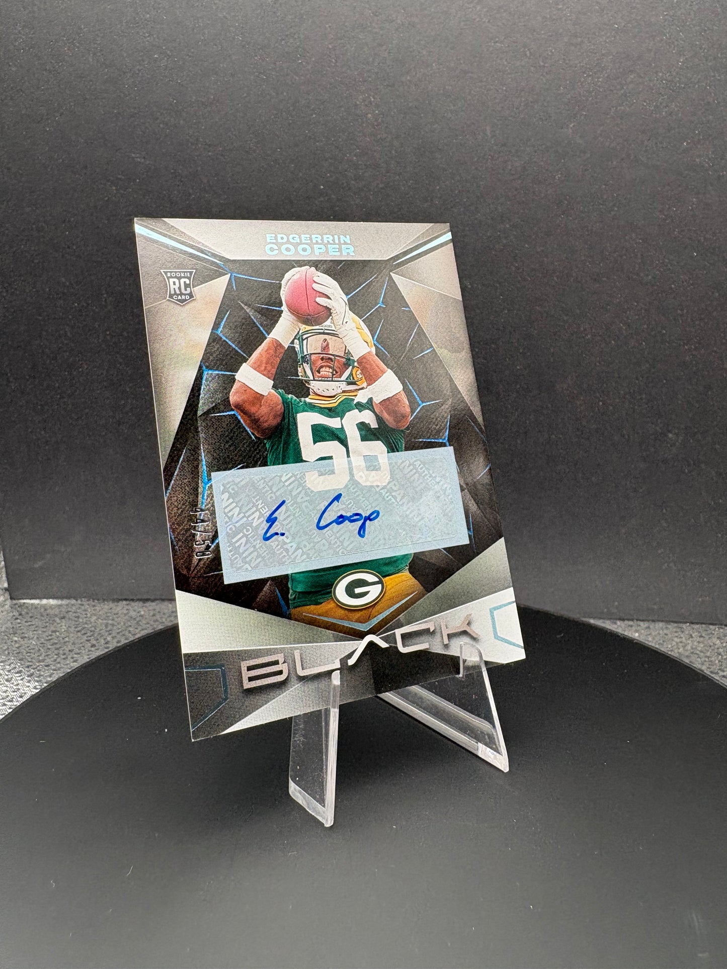 2024 Black Edgerrin Cooper AUTO /50 RC