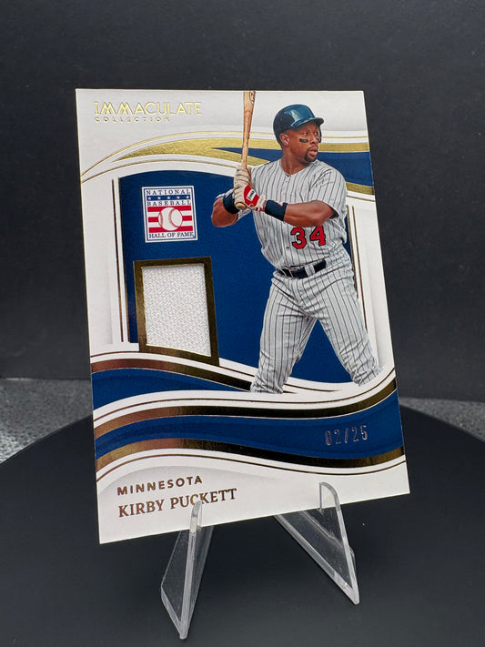 2023 Immaculate Collection Kirby Puckett patch /25