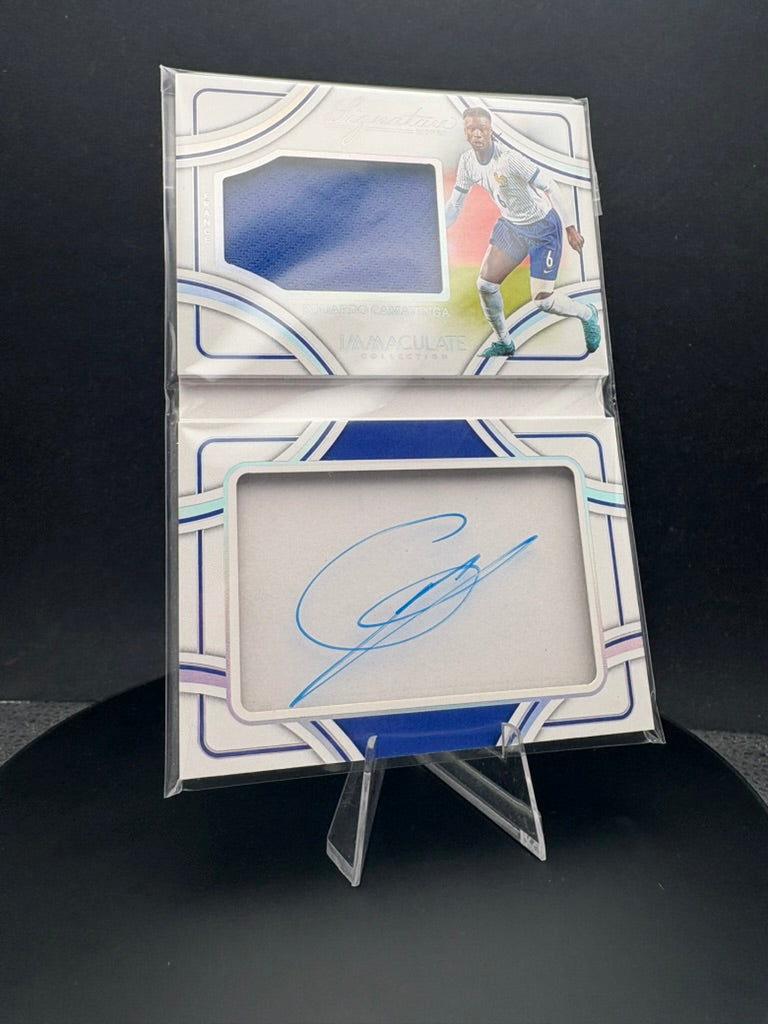 2024-25 Immaculate Collection Eduardo Camavinga /64 AUTO