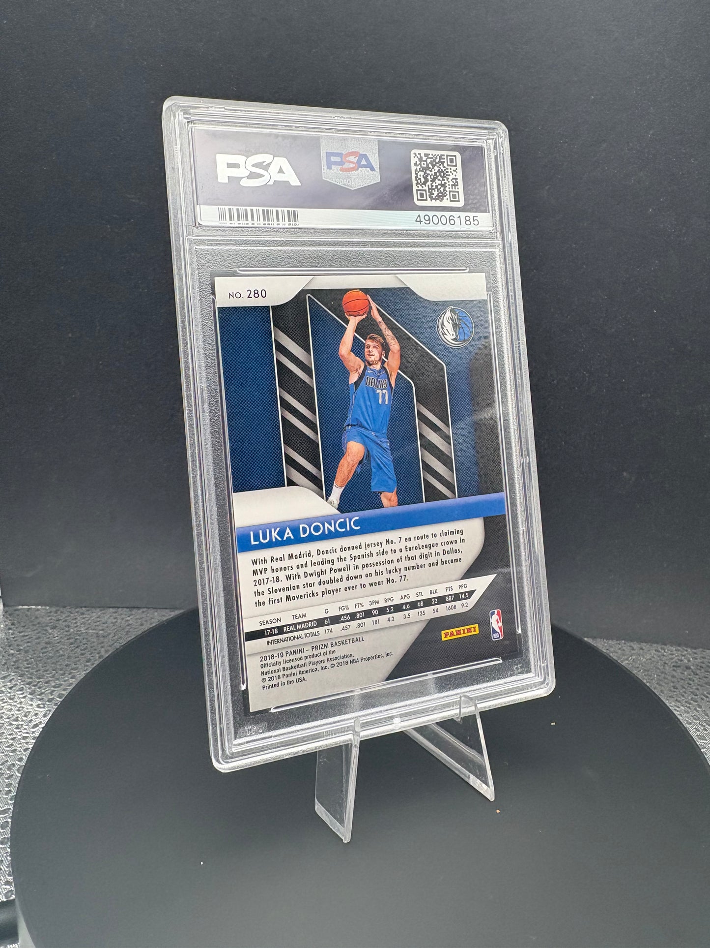 2018 Prizm Luka Doncic PSA 10 RC